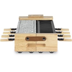 Appareil a raclette HKoeNIG - WOD360 - Jusqu'a 8 personnes - Pierre a