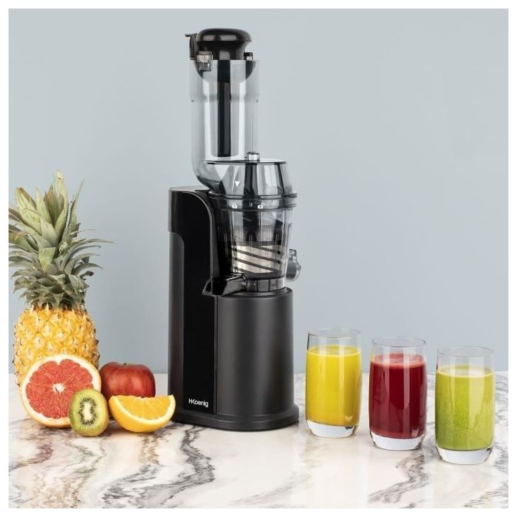Extracteur de jus - HKoeNIG - GSX16 - 250 W - 0,8 L - Noir Extracteur de jus - HKoeNIG - GSX16 - 250 W - 0,8 L - Noir