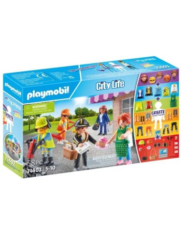 PLAYMOBIL - My Figures : Métiers - City Life - 5 ans - 58 pieces