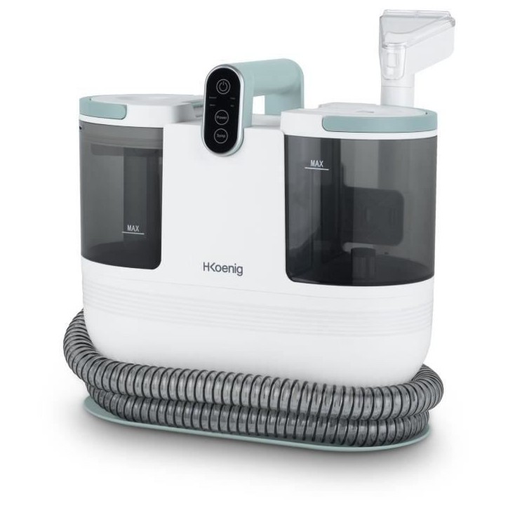 Nettoyeur textile eau chaude - HKoeNIG TWT88 - 1600 ml - 250 ml/min - 1200 W - Blanc Nettoyeur textile eau chaude - HKoeNIG TWT88 - 1600 ml - 250 ml/min - 1200 W - Blanc