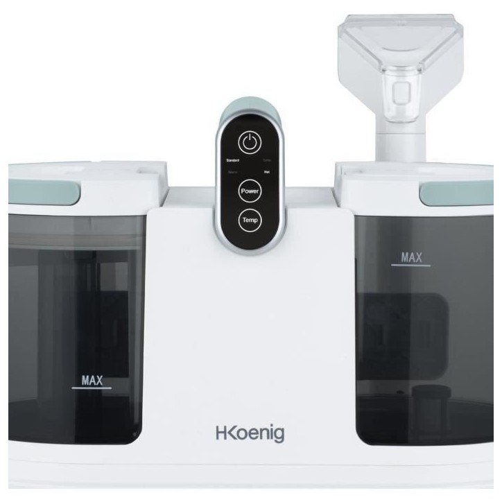 Nettoyeur textile eau chaude - HKoeNIG TWT88 - 1600 ml - 250 ml/min - 1200 W - Blanc Nettoyeur textile eau chaude - HKoeNIG TWT88 - 1600 ml - 250 ml/min - 1200 W - Blanc