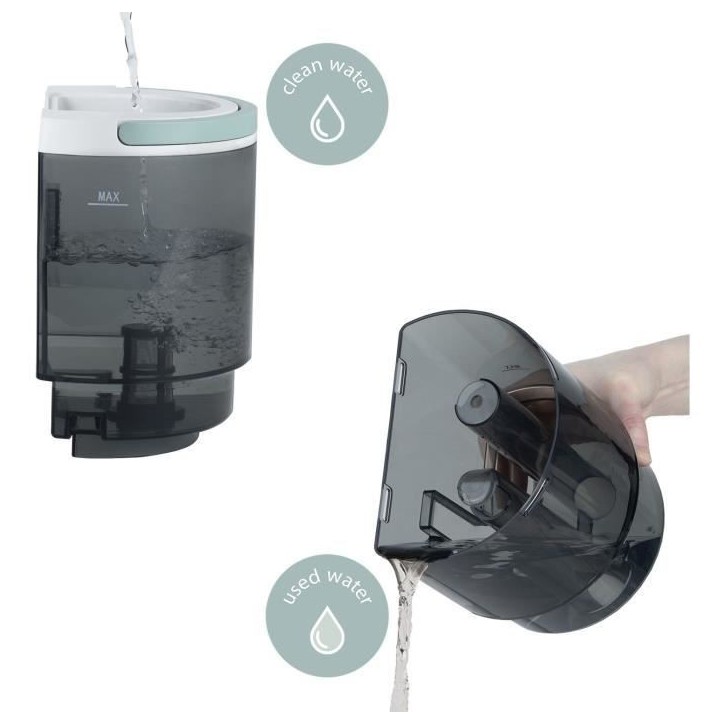 Nettoyeur textile eau chaude - HKoeNIG TWT88 - 1600 ml - 250 ml/min - 1200 W - Blanc Nettoyeur textile eau chaude - HKoeNIG TWT88 - 1600 ml - 250 ml/min - 1200 W - Blanc