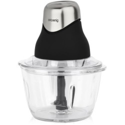 Mini hachoir électrique - H.Koenig - LEO8 - 320 W - Bol en verre 1 L