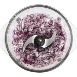 Mini hachoir électrique - H.Koenig - LEO8 - 320 W - Bol en verre 1 L