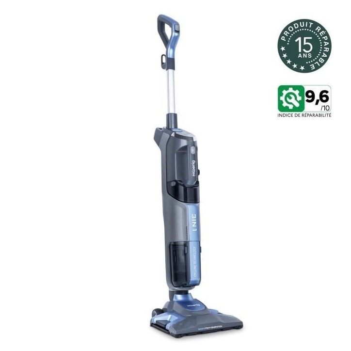 Aspirateur vapeur 3en1 HKoeNIG - Capacité poussiere 1L, eau 0,38L - Classe A Aspirateur vapeur 3en1 HKoeNIG - Capacité poussiere 1L, eau 0,38L - Classe A