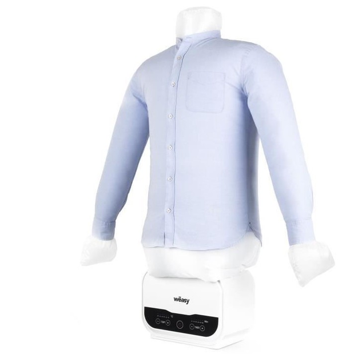 Mannequin de défroissage - WËASY - IRO320 - Magic Pressing - Séchage et repassage - 5 niveaux de température Mannequin de défroissage - WËASY - IRO320 - Magic Pressing - Séchage et repassage - 5 niveaux de température