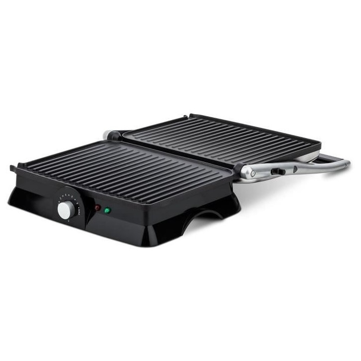 Grill électrique HKoeNIG - GR20 - Surface cuisson 29,7x23cm - Température réglable - 2000W - Inox Grill électrique HKoeNIG - GR20 - Surface cuisson 29,7x23cm - Température réglable - 2000W - Inox