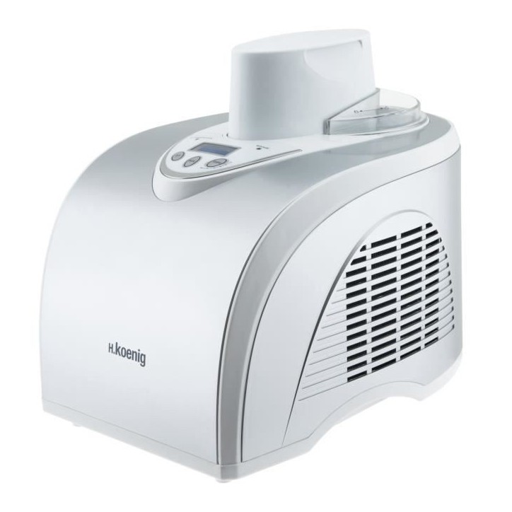 Turbine a glaces HKoeNIG - HF180 - Capacité 1 L - Préparation rapide: 30 a 40min - 135W Turbine a glaces HKoeNIG - HF180 - Capacité 1 L - Préparation rapide: 30 a 40min - 135W