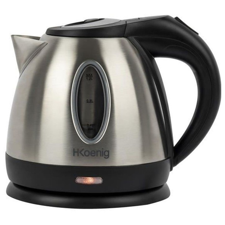 Bouilloire électrique H.KoeNIG BO12 - 1,2 L - Inox Bouilloire électrique H.KoeNIG BO12 - 1,2 L - Inox