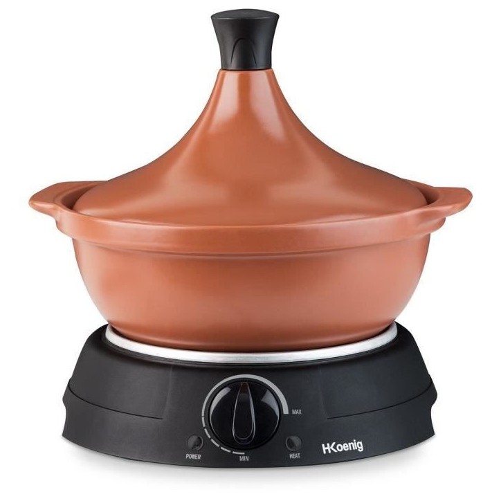 Tajine électrique HKoeNIG - TAJ3 - Capacité 3L - Température réglable - 300W