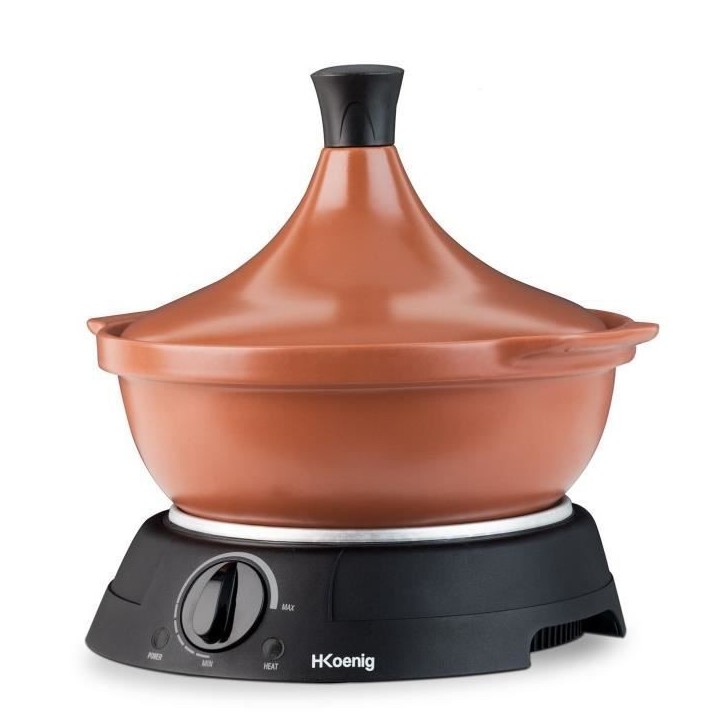 Tajine électrique HKoeNIG - TAJ3 - Capacité 3L - Température réglable - 300W