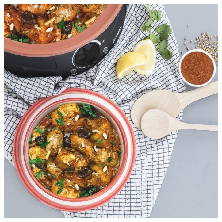 Tajine électrique HKoeNIG - TAJ3 - Capacité 3L - Température réglable - 300W