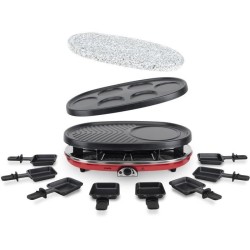 Appareil a raclette 4 en 1 HKoeNIG - RP418 - Juqu'a 8 personnes - 3 pl