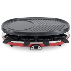 Appareil a raclette 4 en 1 HKoeNIG - RP418 - Juqu'a 8 personnes - 3 pl