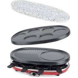 Appareil a raclette 4 en 1 HKoeNIG - RP418 - Juqu'a 8 personnes - 3 pl