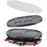 Appareil a raclette 4 en 1 HKoeNIG - RP418 - Juqu'a 8 personnes - 3 pl
