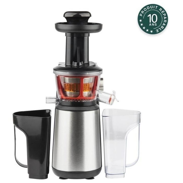 Extracteur de jus - HKoeNIG - GSX12 - 400 W - 1 L - Inox / Noir Extracteur de jus - HKoeNIG - GSX12 - 400 W - 1 L - Inox / Noir