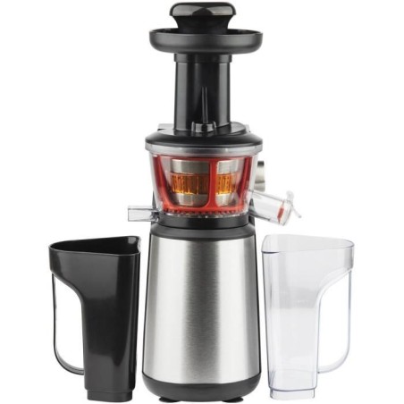 Extracteur de jus - HKoeNIG - GSX12 - 400 W - 1 L - Inox / Noir