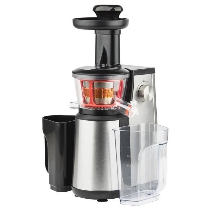 Extracteur de jus - HKoeNIG - GSX12 - 400 W - 1 L - Inox / Noir Extracteur de jus - HKoeNIG - GSX12 - 400 W - 1 L - Inox / Noir