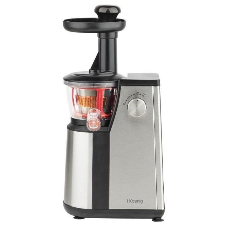Extracteur de jus - HKoeNIG - GSX12 - 400 W - 1 L - Inox / Noir Extracteur de jus - HKoeNIG - GSX12 - 400 W - 1 L - Inox / Noir