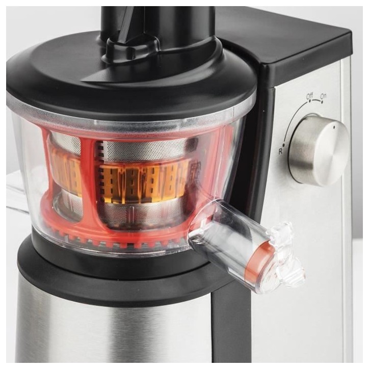 Extracteur de jus - HKoeNIG - GSX12 - 400 W - 1 L - Inox / Noir Extracteur de jus - HKoeNIG - GSX12 - 400 W - 1 L - Inox / Noir