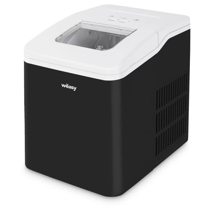 Machine a glaçons WEASY - KW12 - Jusqu'a 12 kg de glaçons par jour - 7 a 12 minutes de production - Noir Machine a glaçons WEASY - KW12 - Jusqu'a 12 kg de glaçons par jour - 7 a 12 minutes de production - Noir