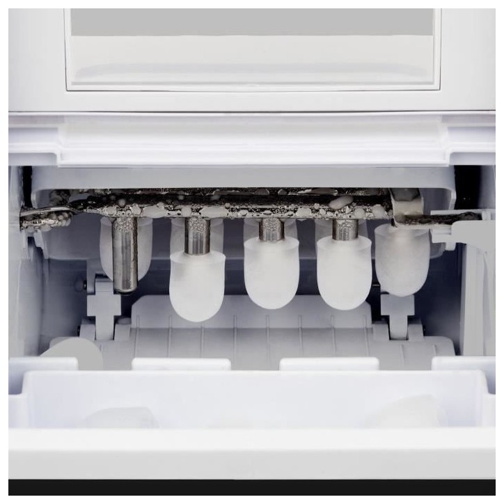 Machine a glaçons WEASY - KW12 - Jusqu'a 12 kg de glaçons par jour - 7 a 12 minutes de production - Noir Machine a glaçons WEASY - KW12 - Jusqu'a 12 kg de glaçons par jour - 7 a 12 minutes de production - Noir