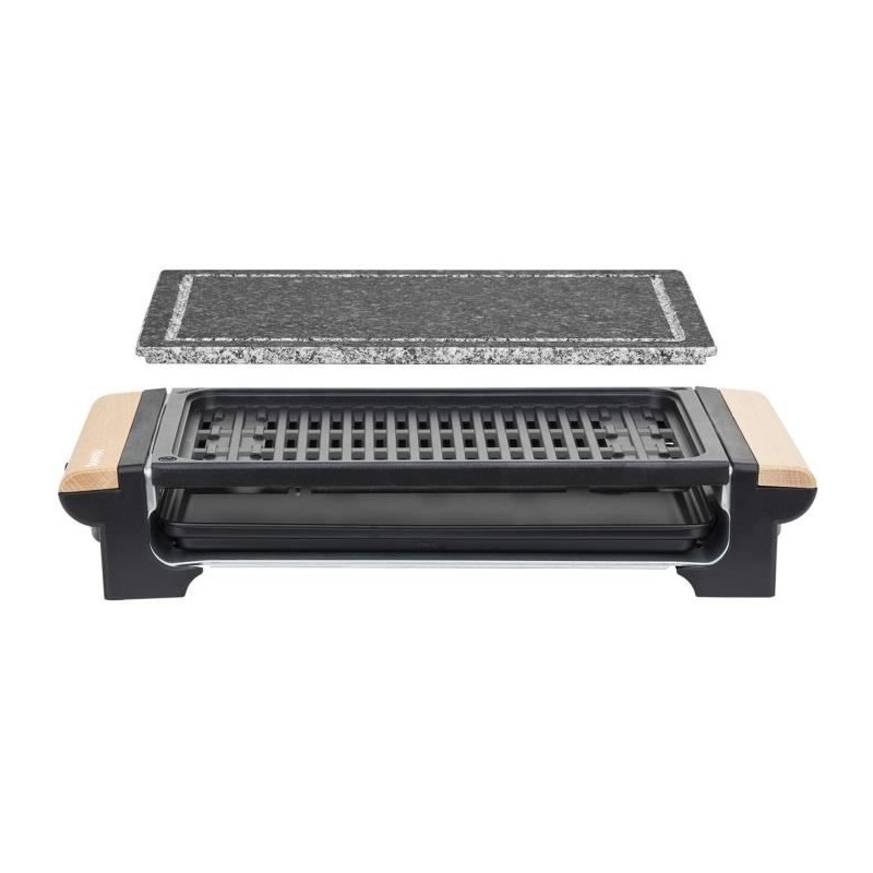 Grill et pierre a cuire 2 en 1 HKoeNIG - RP320 - Jusqu'a 8 personnes - Grill et pierre a cuire 2 en 1 HKoeNIG - RP320 - Jusqu'a 8 personnes -