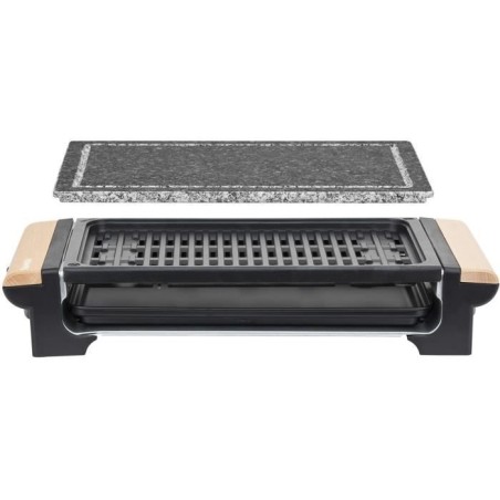 Grill et pierre a cuire 2 en 1 HKoeNIG - RP320 - Jusqu'a 8 personnes -