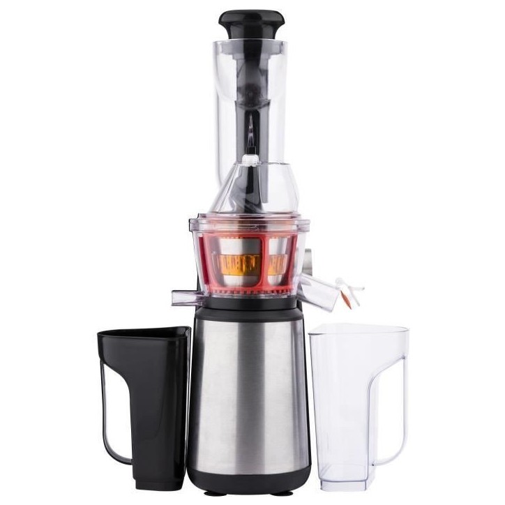 Extracteur de jus vertical Vitalice - HKoeNIG - GSX22 - 400 W - 1 L - Inox / Noir