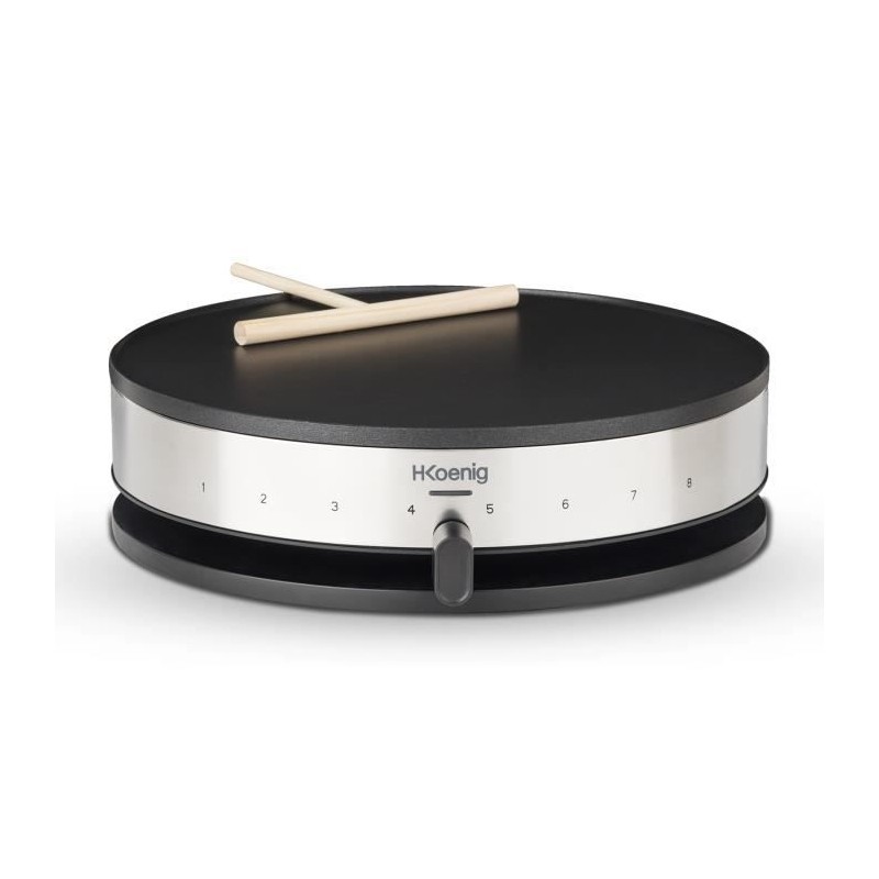 Crepiere HKoeNIG - KREP29 - Surface de cuisson 33cm - Revetement anti- Crepiere HKoeNIG - KREP29 - Surface de cuisson 33cm - Revetement anti-