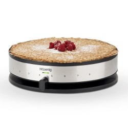 Crepiere HKoeNIG - KREP29 - Surface de cuisson 33cm - Revetement anti-