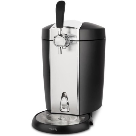 Tireuse a biere HKoeNIG - BW1778 - Capacité 5L - Température réglable 3°C a 6°C - Compatible tous fûts - Inox