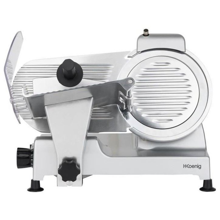 Trancheuse a viande - H.Koenig - MSX220 - 240 W - Lame 220 mm - Epaisseur réglable 0-12 mm Trancheuse a viande - H.Koenig - MSX220 - 240 W - Lame 220 mm - Epaisseur réglable 0-12 mm