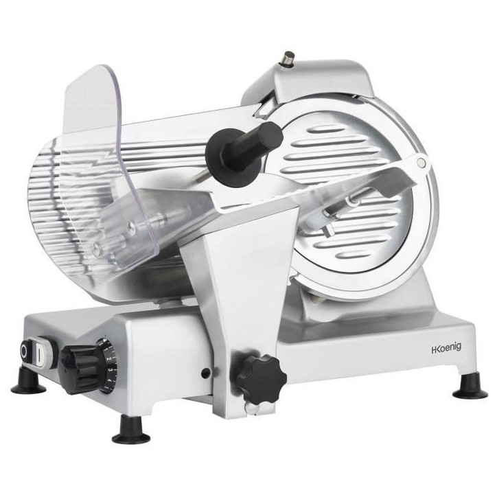Trancheuse a viande - H.Koenig - MSX220 - 240 W - Lame 220 mm - Epaisseur réglable 0-12 mm Trancheuse a viande - H.Koenig - MSX220 - 240 W - Lame 220 mm - Epaisseur réglable 0-12 mm