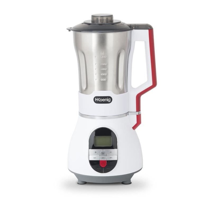 Blender chauffant - H.Koenig - MXC36 - 900 W - 1,4 L - Inox - 3 vitess Blender chauffant - H.Koenig - MXC36 - 900 W - 1,4 L - Inox - 3 vitess