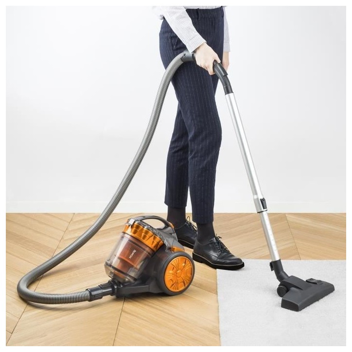 Aspirateur multicyclonique sans sac HKoeNIG STC60 Compact + - Tube télescopique en aluminium - Classe A Aspirateur multicyclonique sans sac HKoeNIG STC60 Compact + - Tube télescopique en aluminium - Classe A