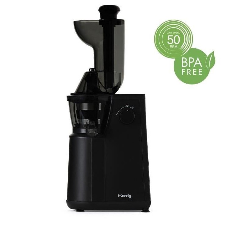 Extracteur de jus extra lent vitamin+ - HKoeNIG - GSX24 - 400 W - 1 L - Noir Extracteur de jus extra lent vitamin+ - HKoeNIG - GSX24 - 400 W - 1 L - Noir