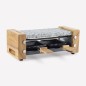 Appareil a raclette HKoeNIG - WOD2 - Jusqu'a 2 personnes - Pierre a cuire - Design Bois - 350W Appareil a raclette HKoeNIG - WOD2 - Jusqu'a 2 personnes - Pierre a cuire - Design Bois - 350W