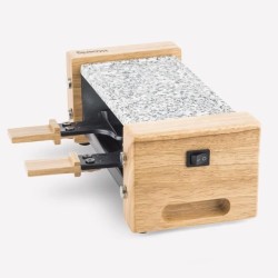Appareil a raclette HKoeNIG - WOD2 - Jusqu'a 2 personnes - Pierre a cu
