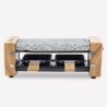 Appareil a raclette HKoeNIG - WOD2 - Jusqu'a 2 personnes - Pierre a cu