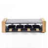 Appareil a raclette HKoeNIG - WOD8 - Jusqu'a 8 personnes - Pierre a cu