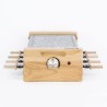 Appareil a raclette HKoeNIG - WOD8 - Jusqu'a 8 personnes - Pierre a cu