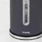 Bouilloire H.KoeNIG Boe52 - Capacité 1,7 L - Température réglable 40 a 110°C - Ecran LCD - Gris mat