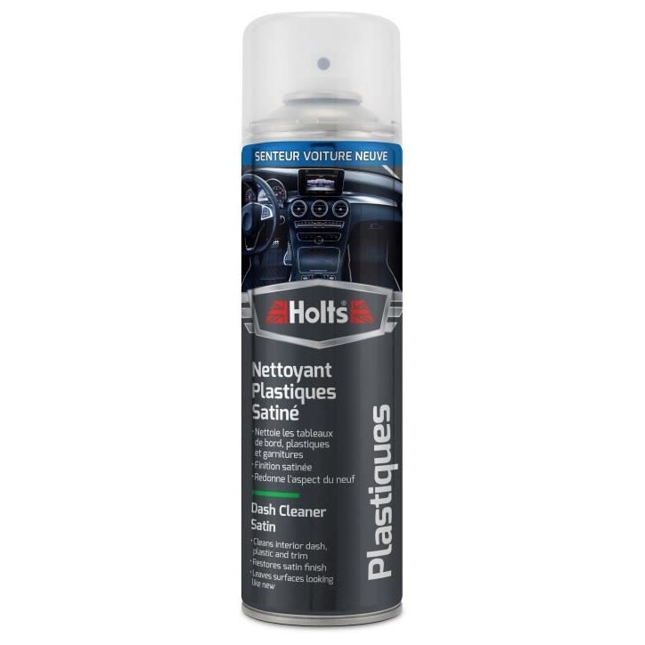 HOLTS Nettoyant plastiques finition satinée senteur voiture neuve - 500 ml
