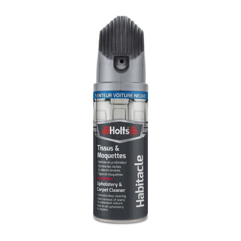 HOLTS Nettoyant tissus & moquettes + brosse senteur voiture neuve - 40