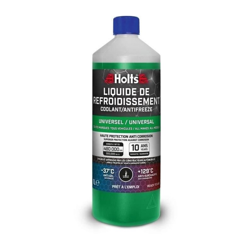 Liquide de Refroidissement - HOLTS - HAFR0301B -37°c Universel 1L Liquide de Refroidissement - HOLTS - HAFR0301B -37°c Universel 1L