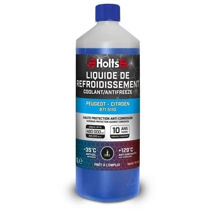 Liquide de Refroidissement - HOLTS - HAFR0001B - Dédié Peugeot-Citroën B71 5110 1L