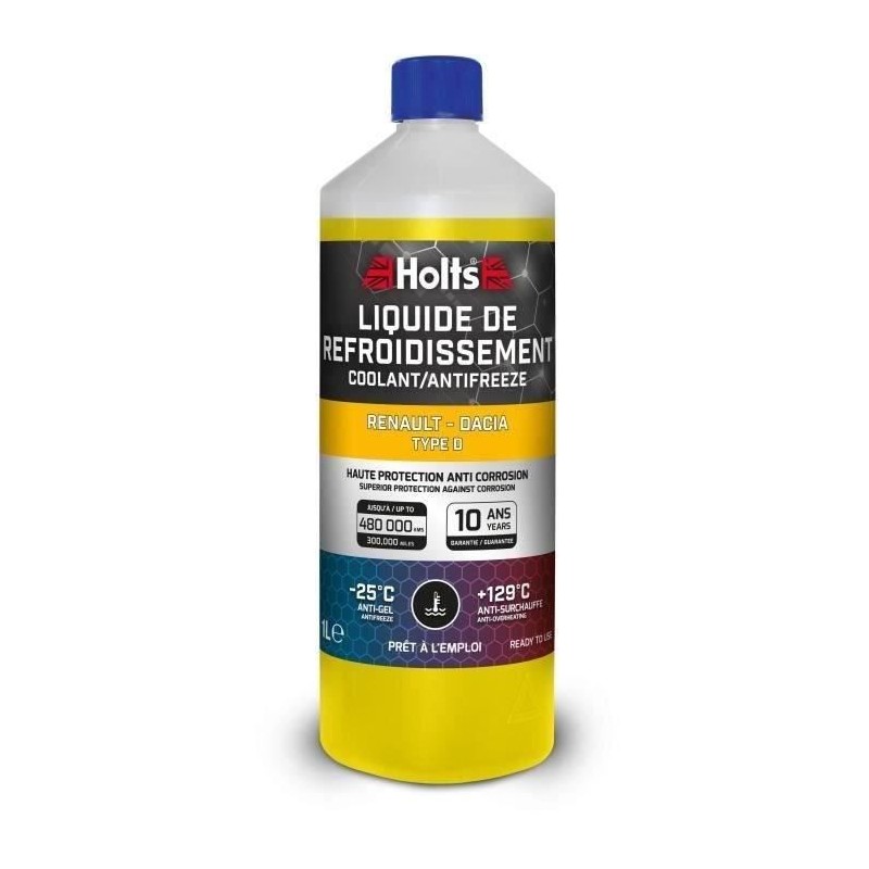 Liquide de Refroidissement - HOLTS - HAFR0003B - Dédié Renault-Dacia Liquide de Refroidissement - HOLTS - HAFR0003B - Dédié Renault-Dacia