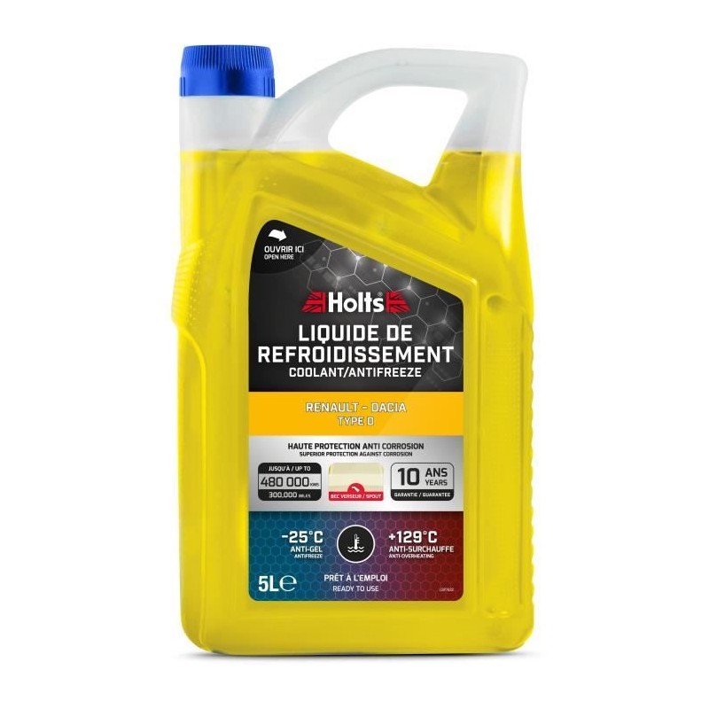 Liquide de Refroidissement - HOLTS - HAFR0004B - Dédié Renault-Dacia